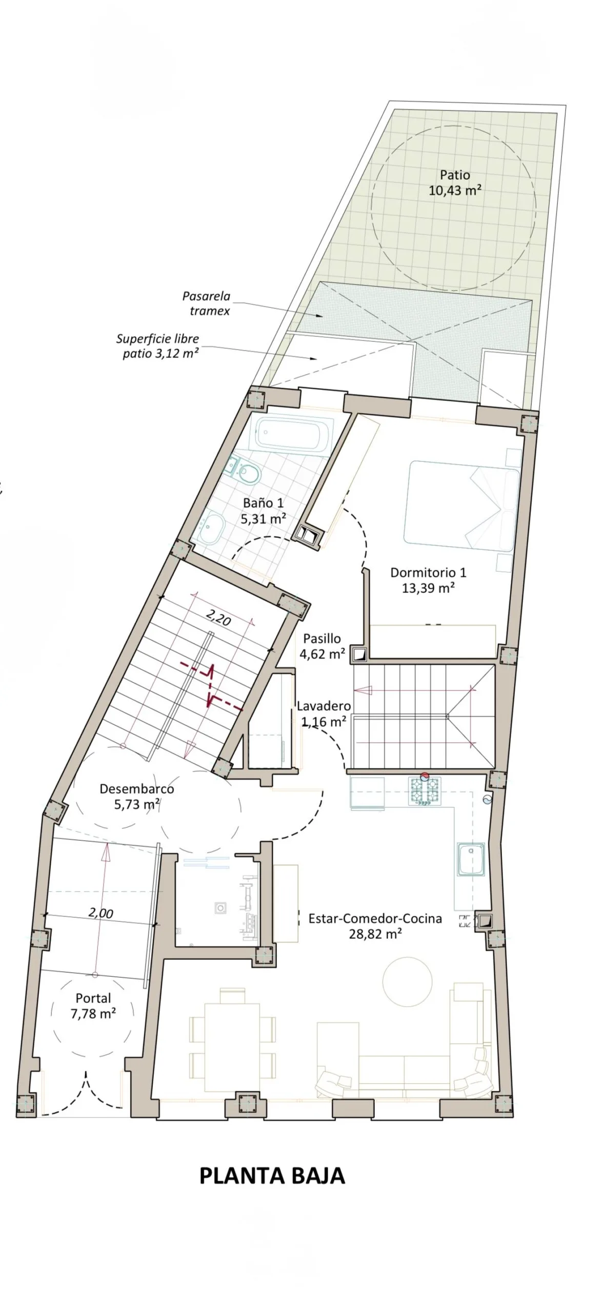 Piso en venta Pinto Plano planta baja