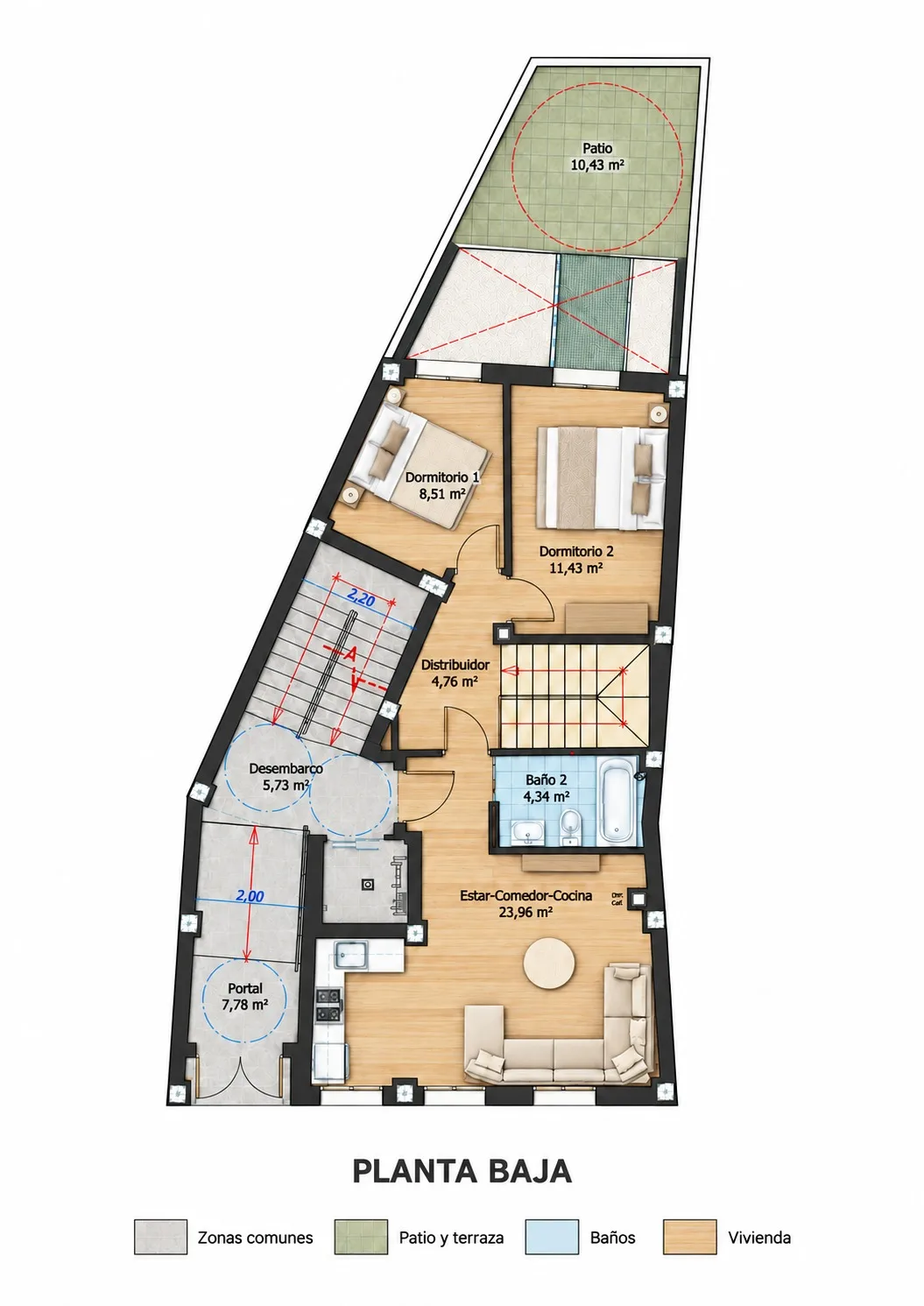 Piso en venta Pinto Plano planta baja
